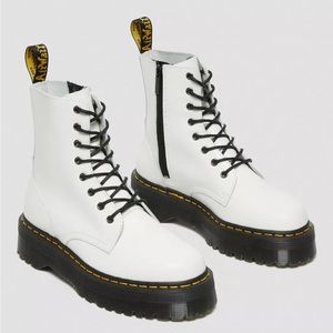 White Jadon Dr. Martens size 8